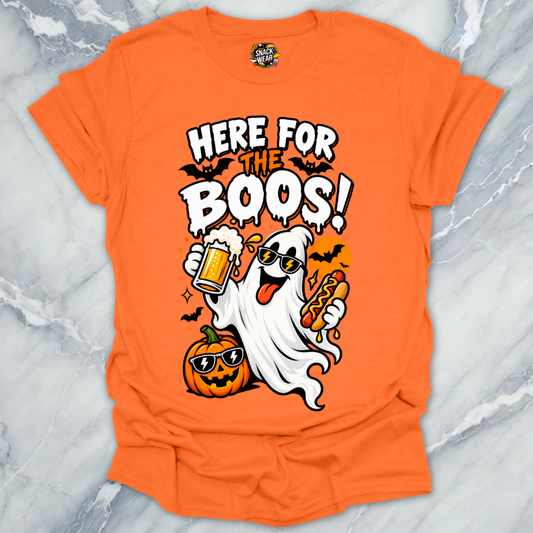 Here For The Boos Hotdog T-Shirt
