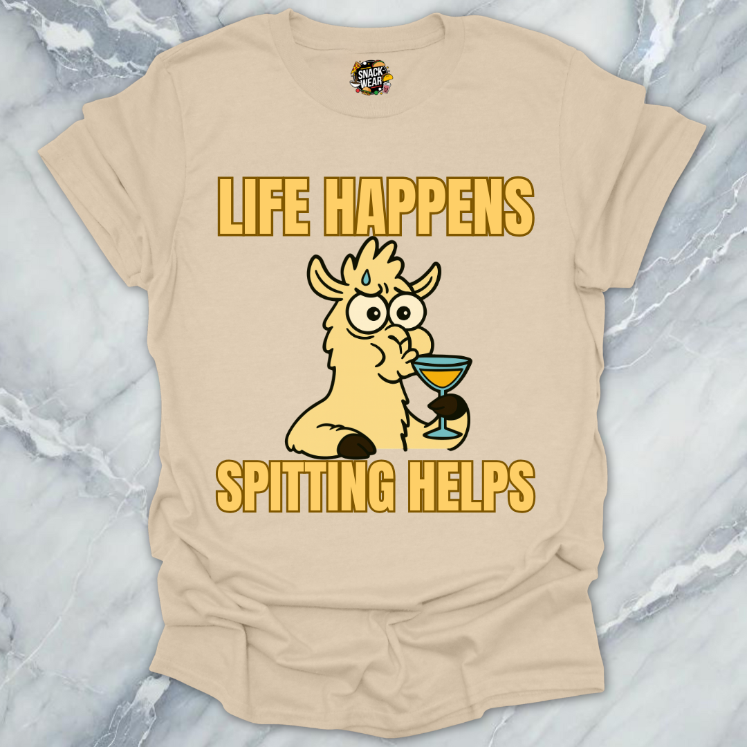 Life Happens Lllama T-Shirt