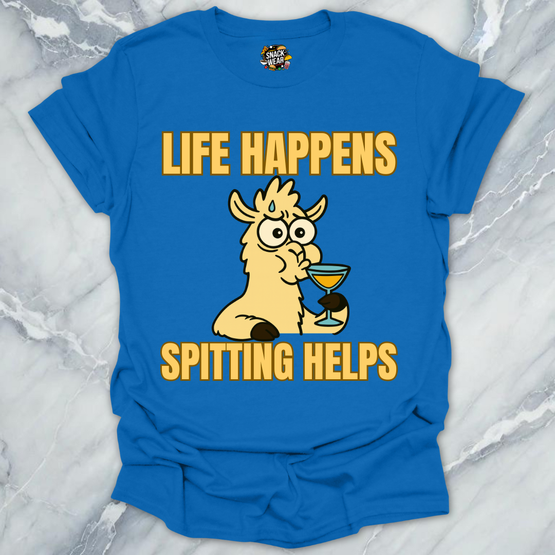 Life Happens Lllama T-Shirt