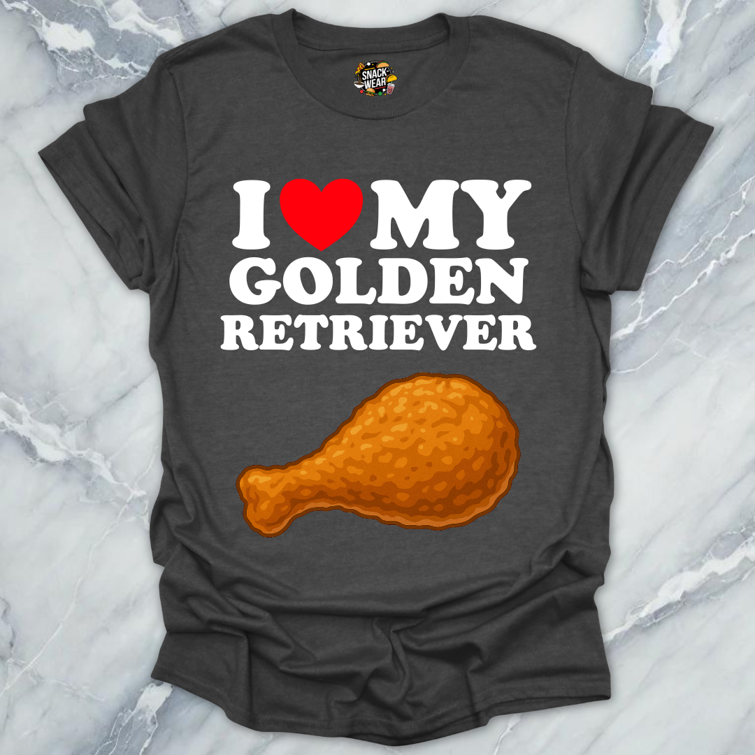 I Love My Golden Retriever T-Shirt