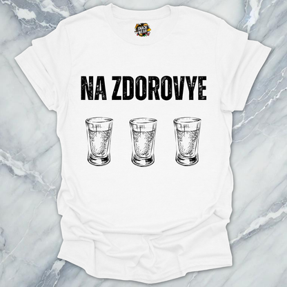 Na Zdorovye Vodka Shots T-Shirt