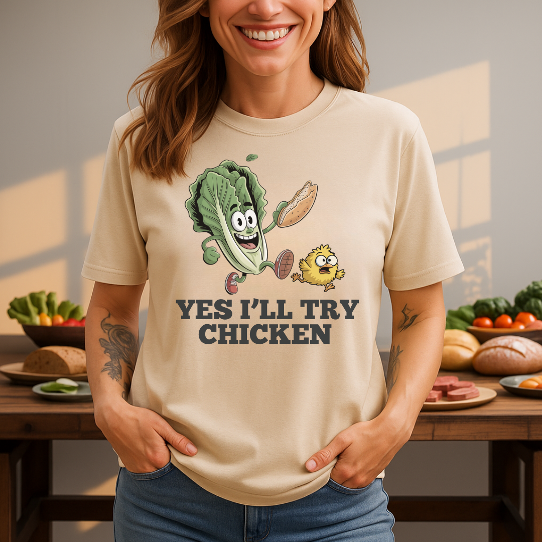 Yes I’ll Try Chicken T-Shirt