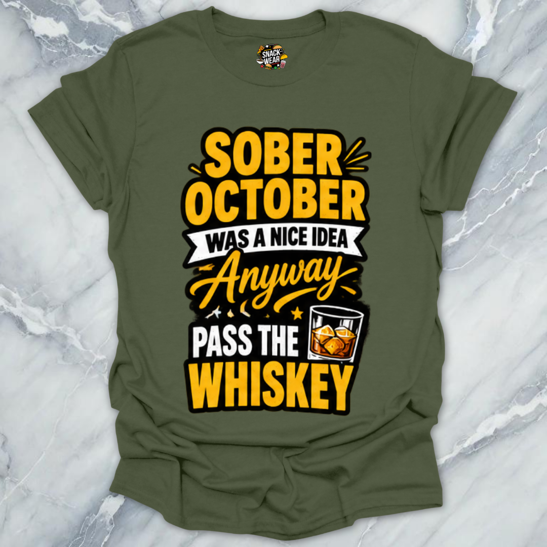 Sober October Whiskey T-Shirt