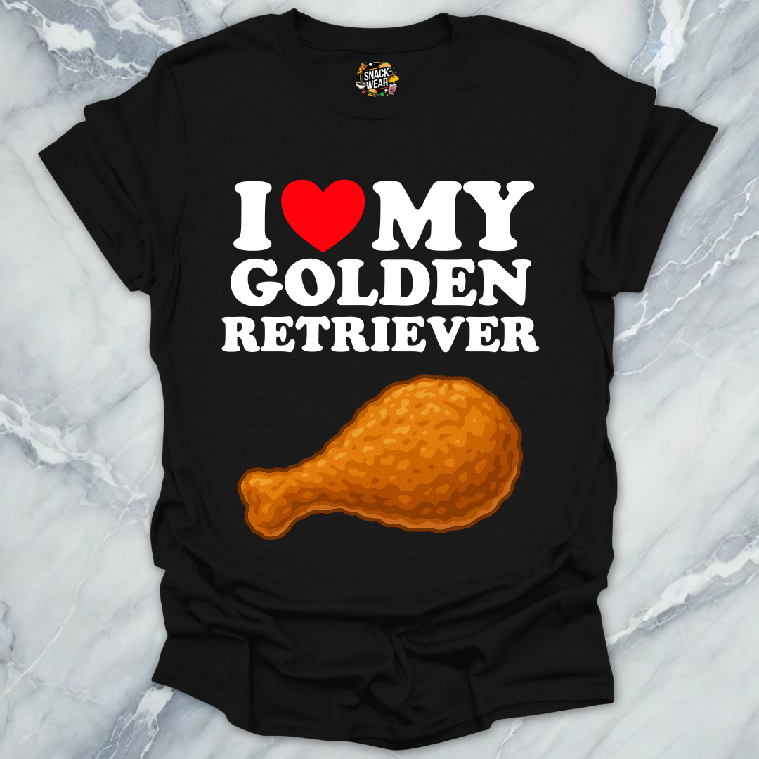 I Love My Golden Retriever T-Shirt