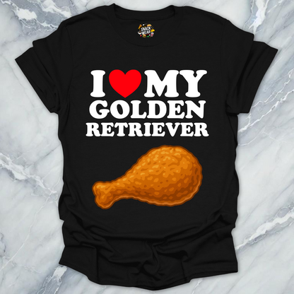 I Love My Golden Retriever T-Shirt