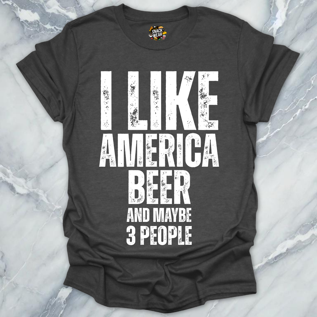 Beer America 3 People T-Shirt