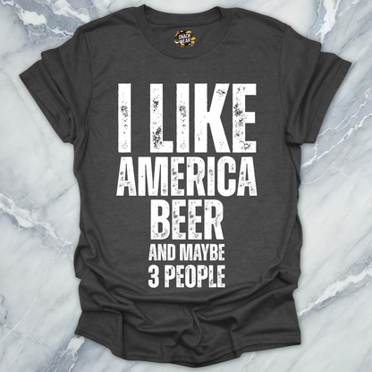 Beer America 3 People T-Shirt