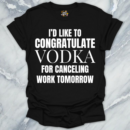 Congratulate Vodka T-Shirt