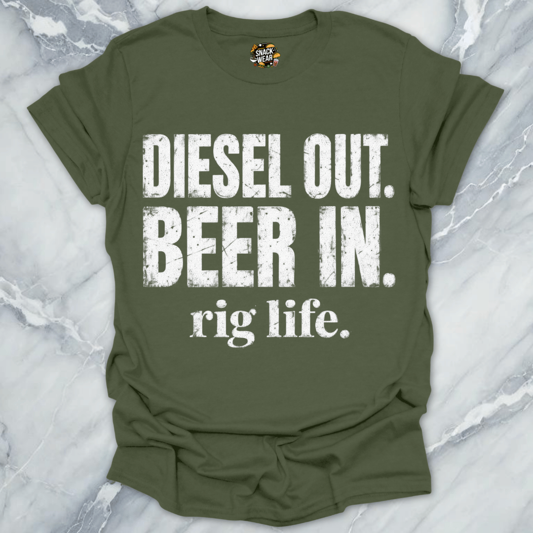 Diesel Out Beer In T-Shirt