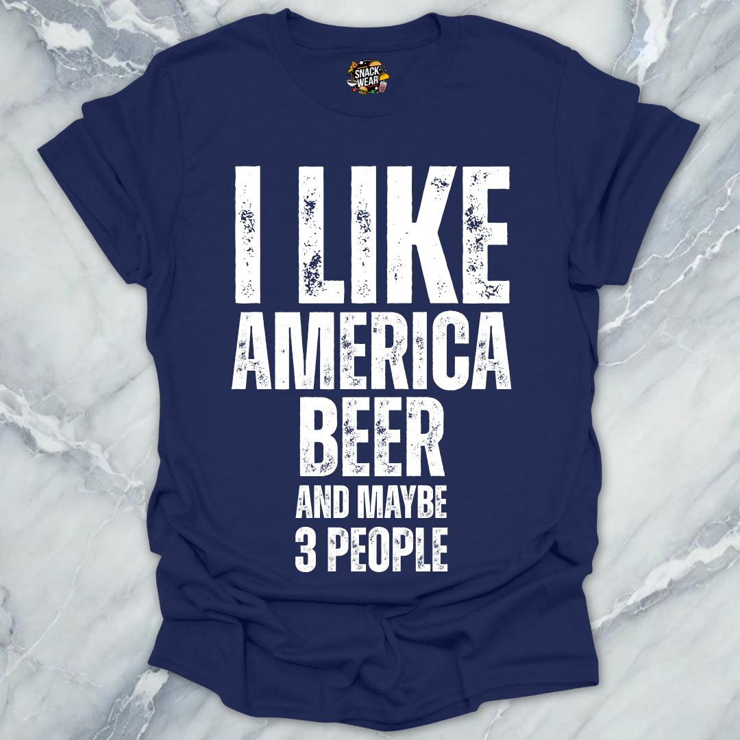 Beer America 3 People T-Shirt