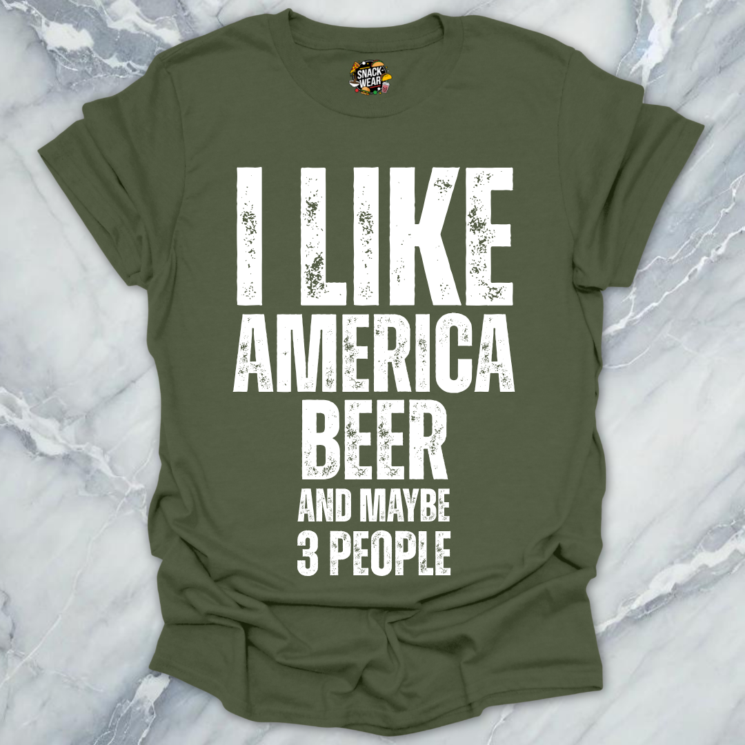 Beer America 3 People T-Shirt