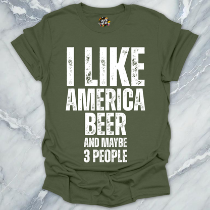 Beer America 3 People T-Shirt