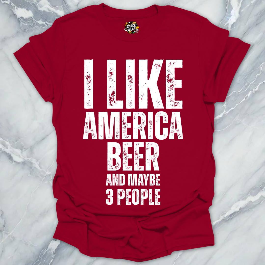 Beer America 3 People T-Shirt