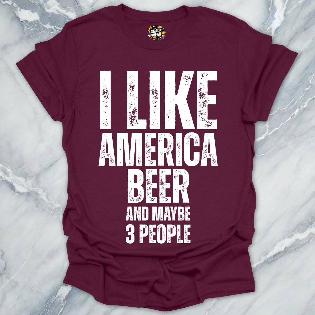 Beer America 3 People T-Shirt