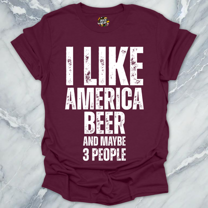Beer America 3 People T-Shirt