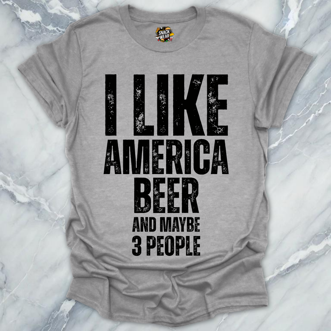 Beer America 3 People T-Shirt