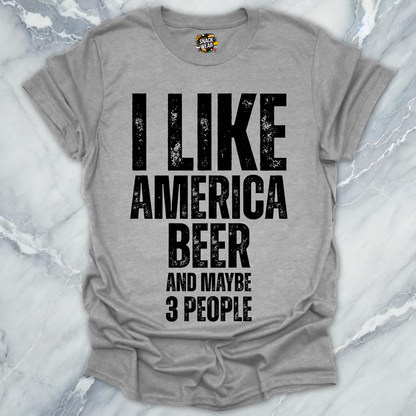 Beer America 3 People T-Shirt