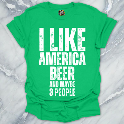Beer America 3 People T-Shirt