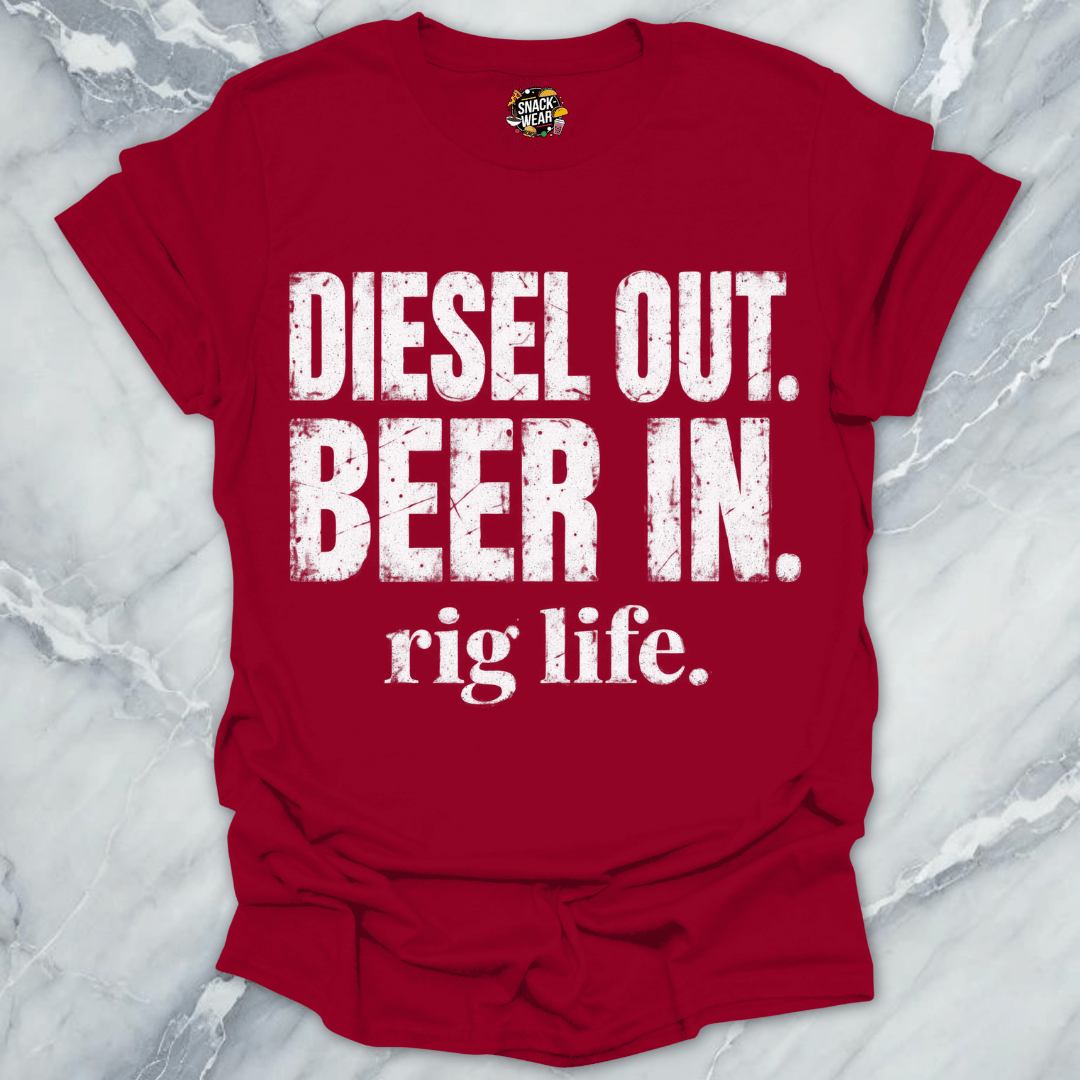 Diesel Out Beer In T-Shirt