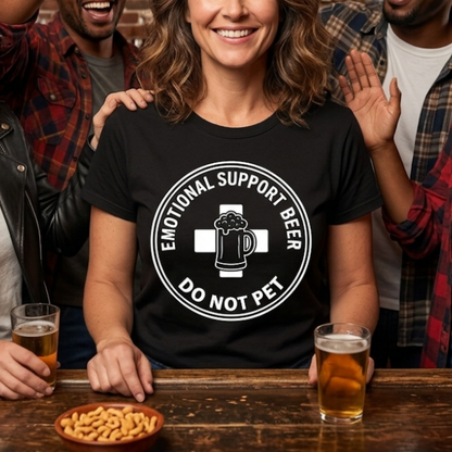 Emotional Support Beer T-Shirt