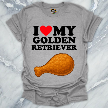 I Love My Golden Retriever T-Shirt