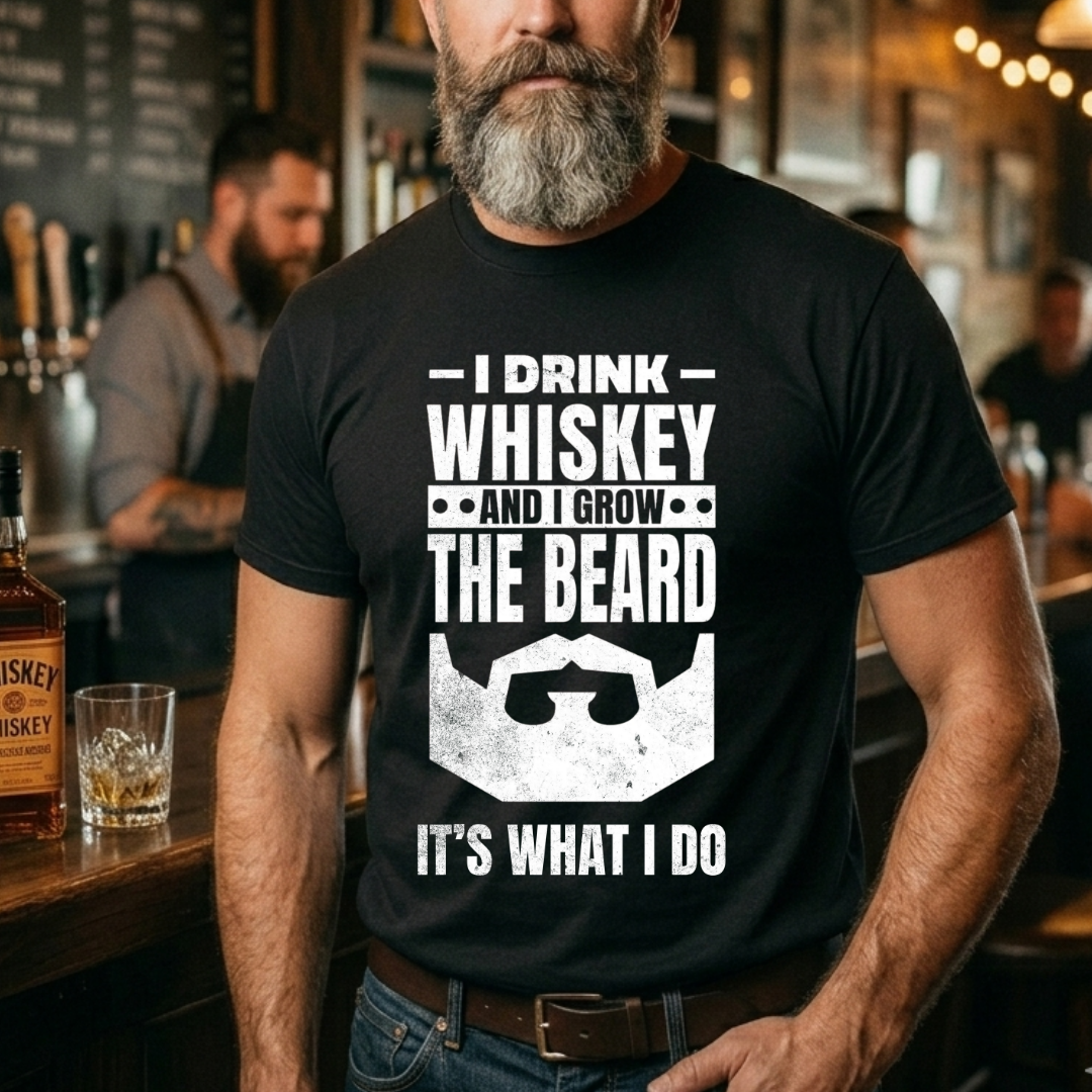 Whiskey And Beard T-Shirt