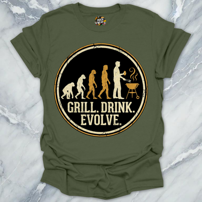 Grill Drink Evolve T-Shirt