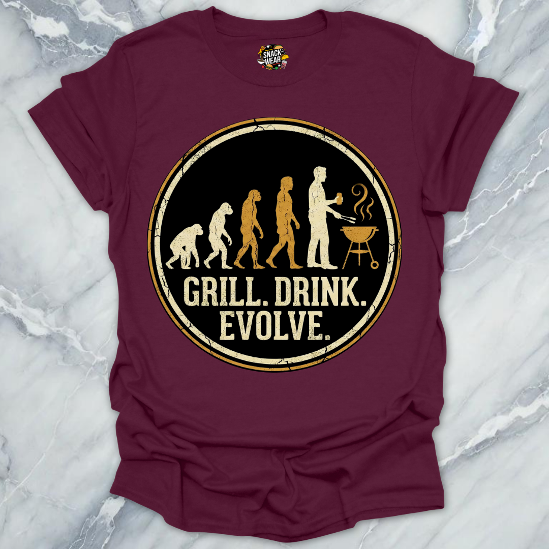 Grill Drink Evolve T-Shirt