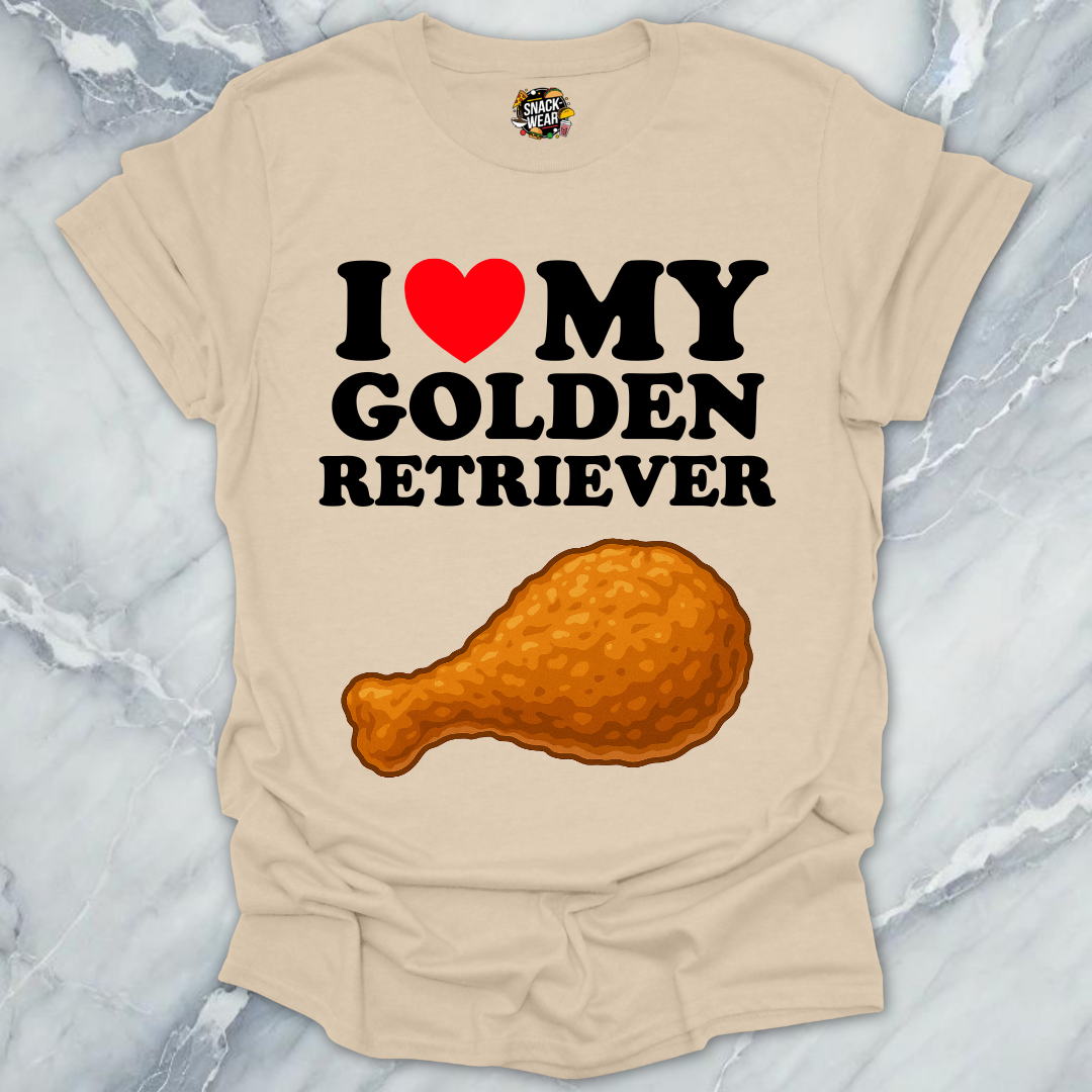 I Love My Golden Retriever T-Shirt