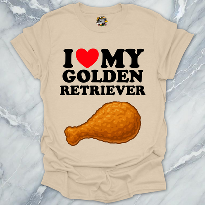 I Love My Golden Retriever T-Shirt