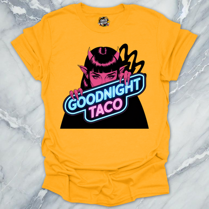 Goodnight Taco Neon Devil T-Shirt