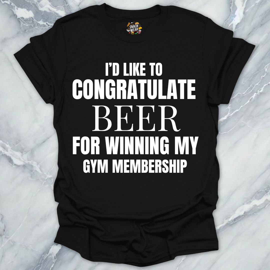 Congratulate Beer Gym T-Shirt
