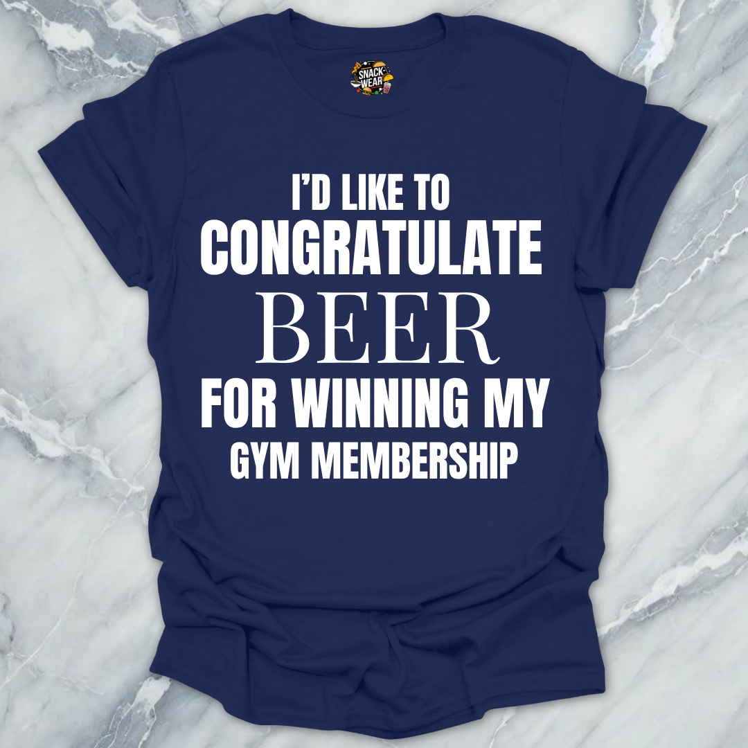 Congratulate Beer Gym T-Shirt