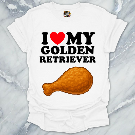 I Love My Golden Retriever T-Shirt