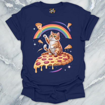 Pizza Cat Cosmic Vibes T-Shirt