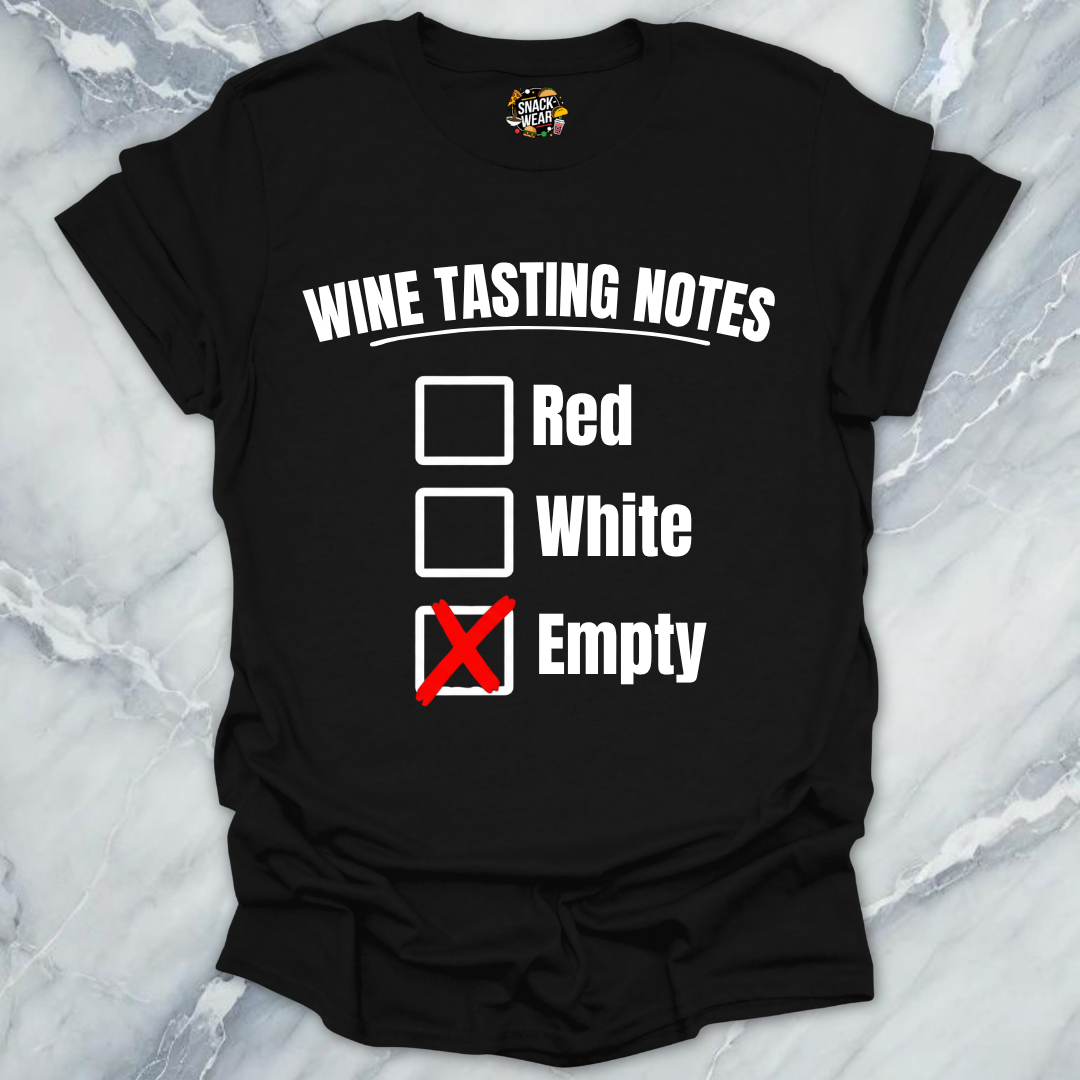 Wine Tasting Notes T-Shirt