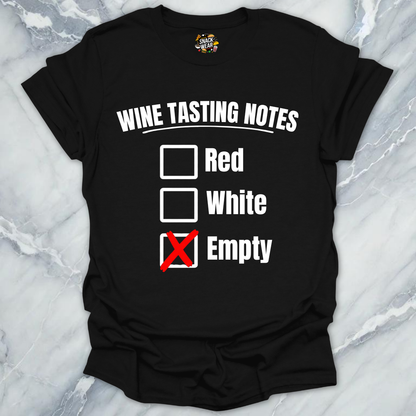 Wine Tasting Notes T-Shirt