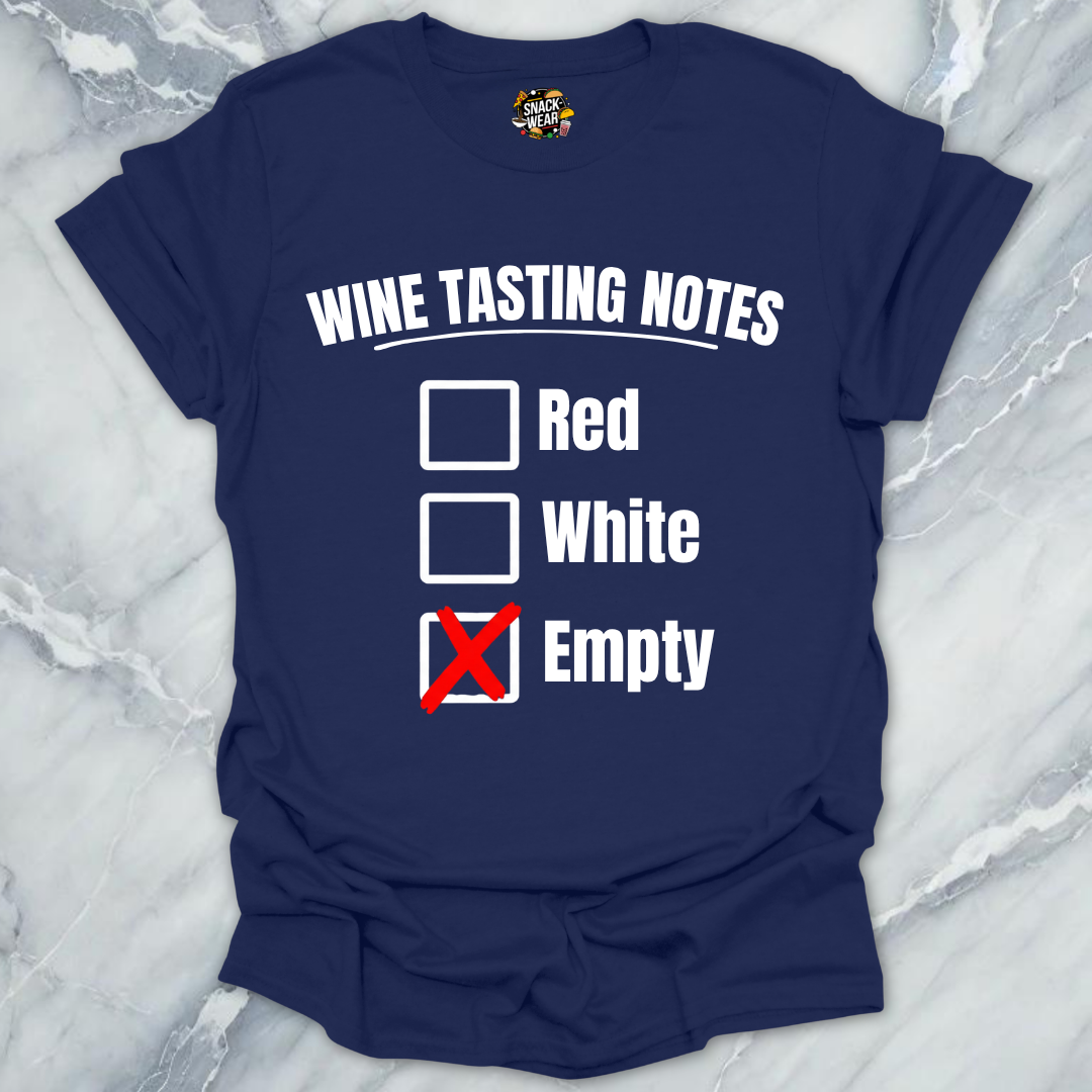 Wine Tasting Notes T-Shirt