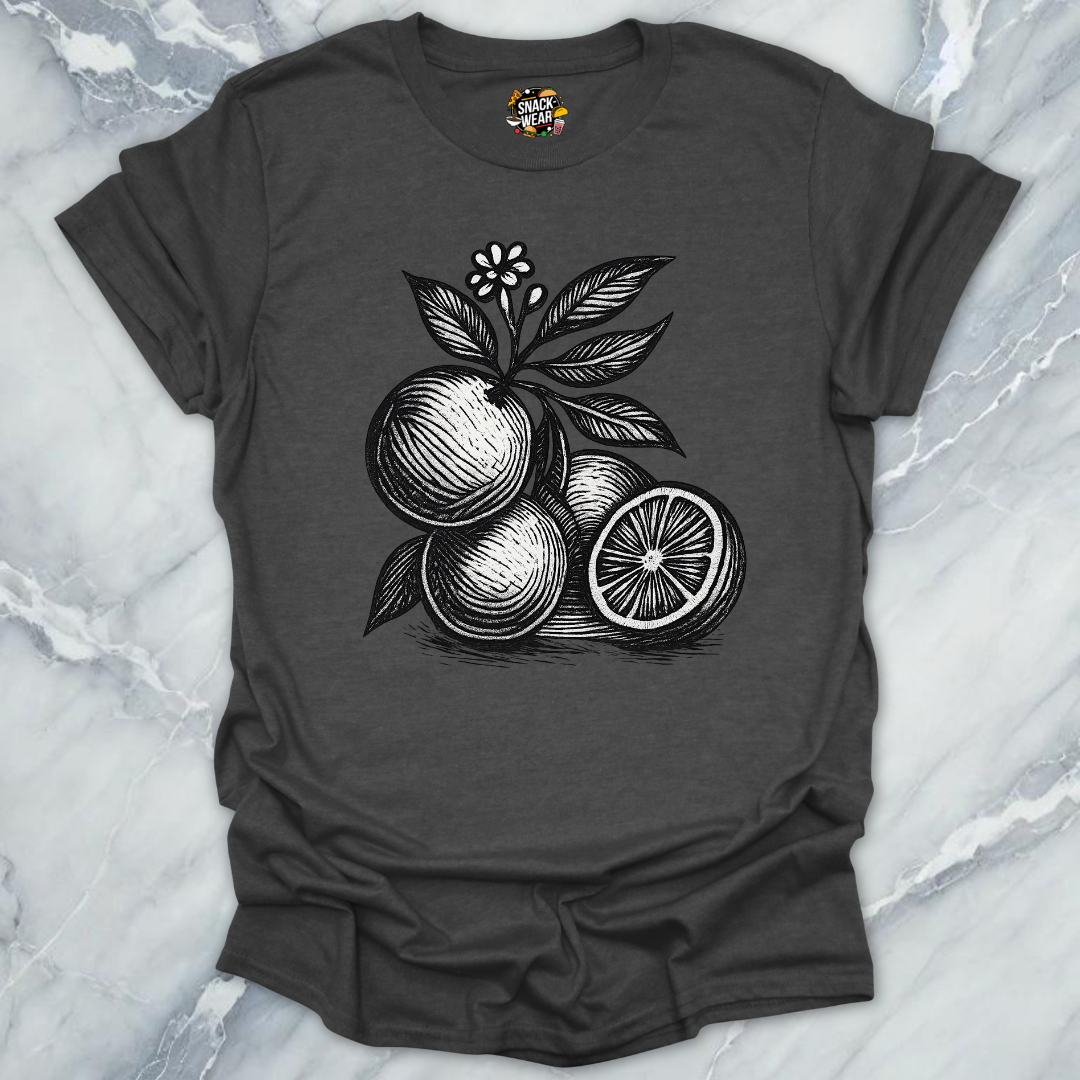 Vintage Citrus Woodcut T-Shirt