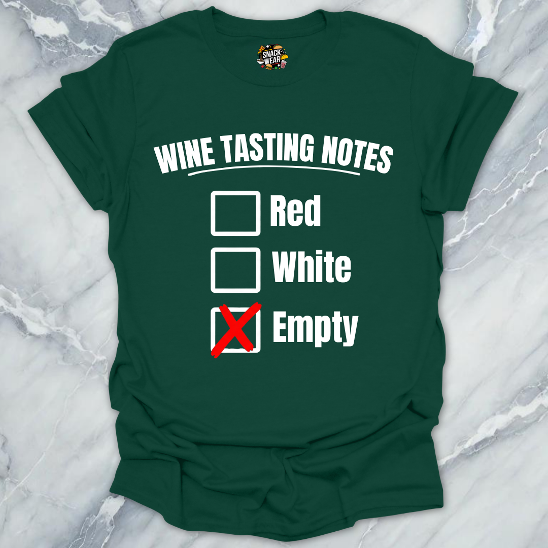 Wine Tasting Notes T-Shirt