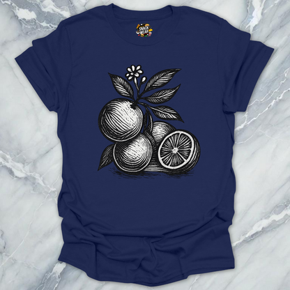 Vintage Citrus Woodcut T-Shirt