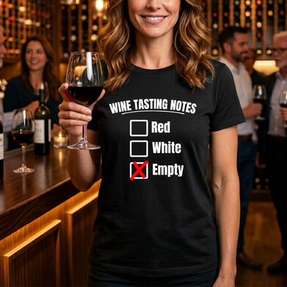 Wine Tasting Notes T-Shirt