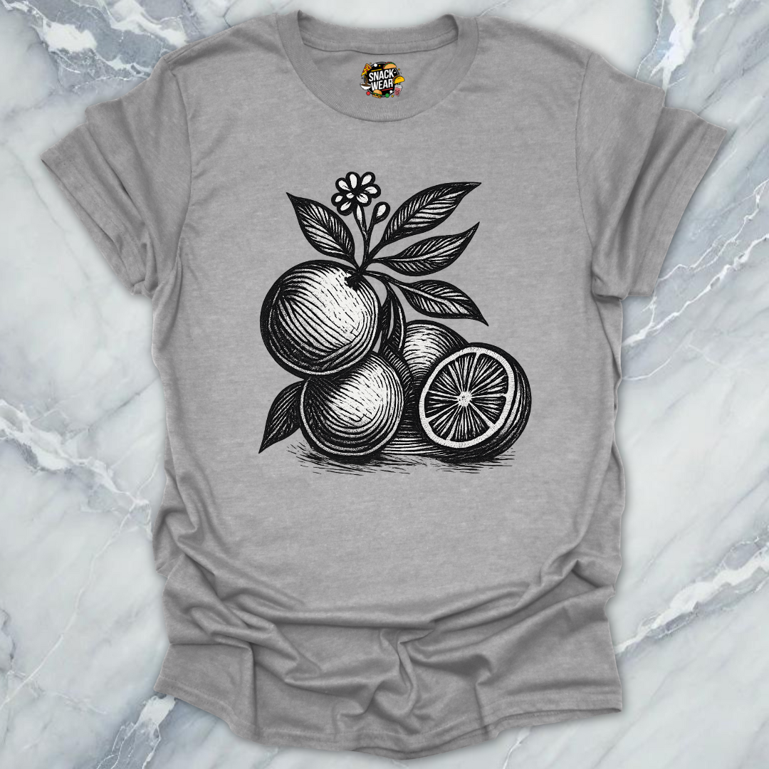 Vintage Citrus Woodcut T-Shirt