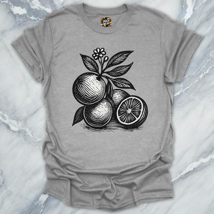 Vintage Citrus Woodcut T-Shirt