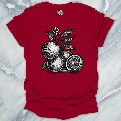 Vintage Citrus Woodcut T-Shirt