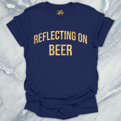 Reflecting on Beer T-Shirt