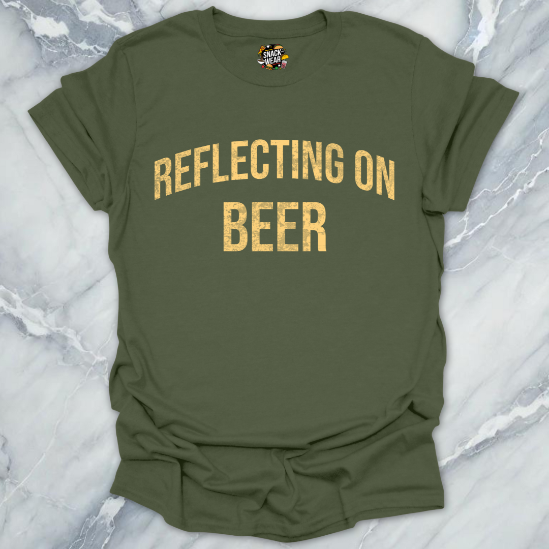 Reflecting on Beer T-Shirt