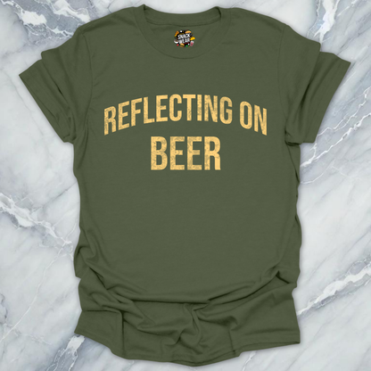 Reflecting on Beer T-Shirt