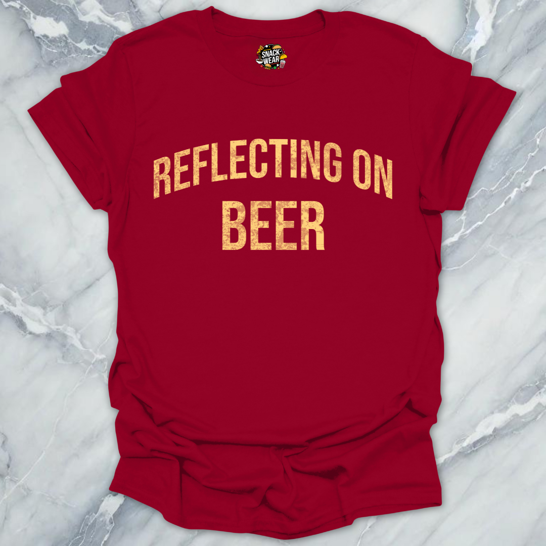 Reflecting on Beer T-Shirt