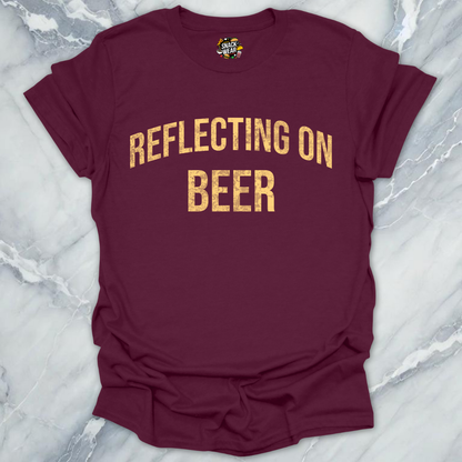 Reflecting on Beer T-Shirt